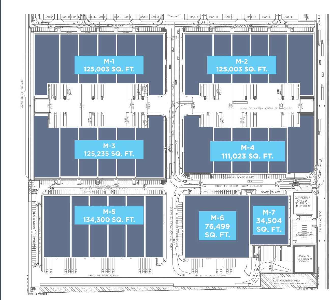 Ensenada Industrial Park site plan